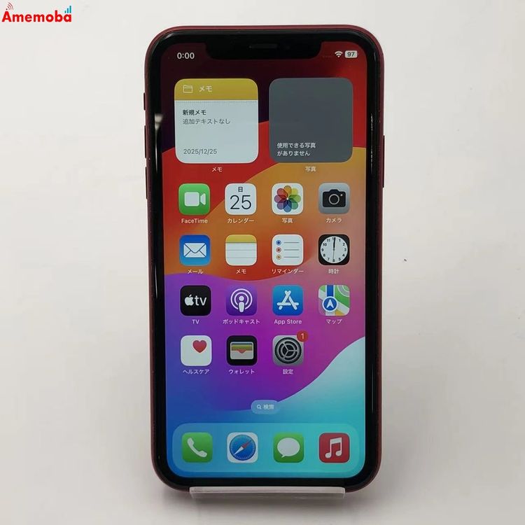 iPhoneXR 256GB Product Red MT0X2J/A SoftBank��SIM�ե�
