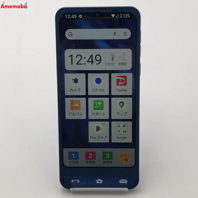 ����ץ륹�ޥ�6 64GB ����ǥ����֥롼 A201SH SoftBank��SIM�ե꡼ ������