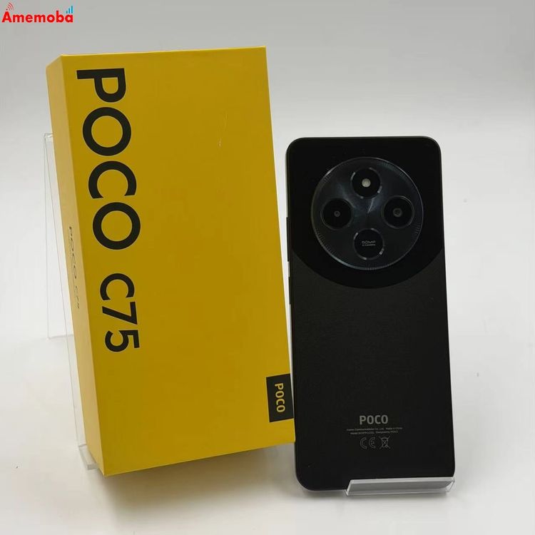 ��®ȯ��POCO C75 128GB black 2410FPCC5G ���ȥ���SIM�ե꡼ ����