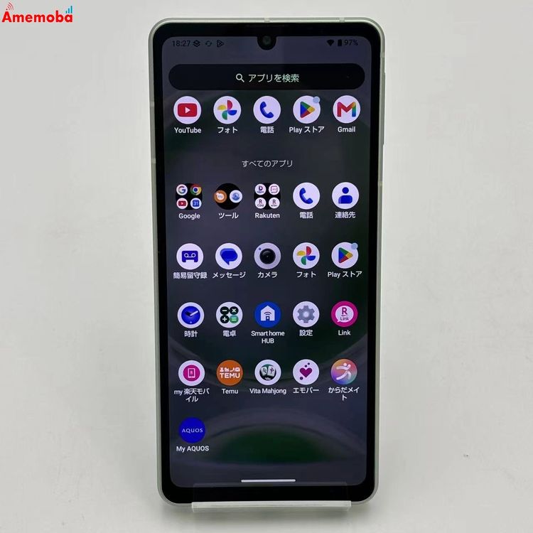 AQUOS sense8 6GB/128GB �ڡ��륰�꡼�� SH-M26 ��ŷ��Х�����SIM�ե�