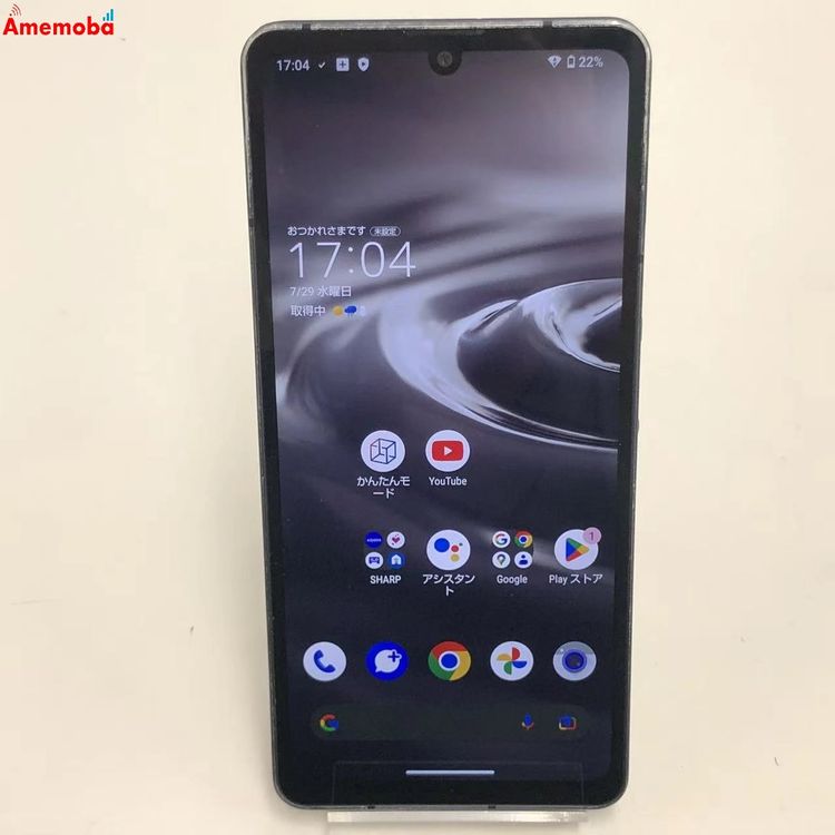 ��®ȯ��AQUOS sense6s 4GB/64GB �֥�å� SHG07 AU��SIM�ե꡼
