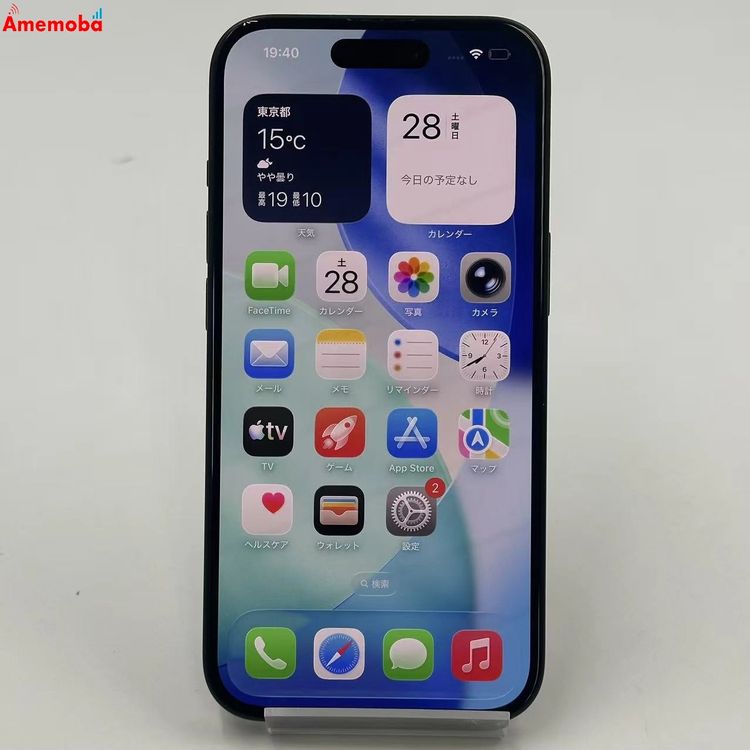 ��®ȯ��iPhone15 128GB �֥�å� MTP03ZP/A ������SIM�ե꡼