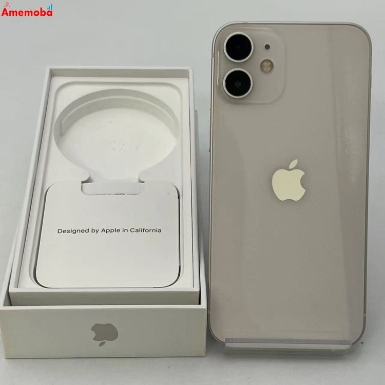��®ȯ��iPhone12 mini 128GB �ۥ磻�� MGDM3J/A SIM�ե꡼