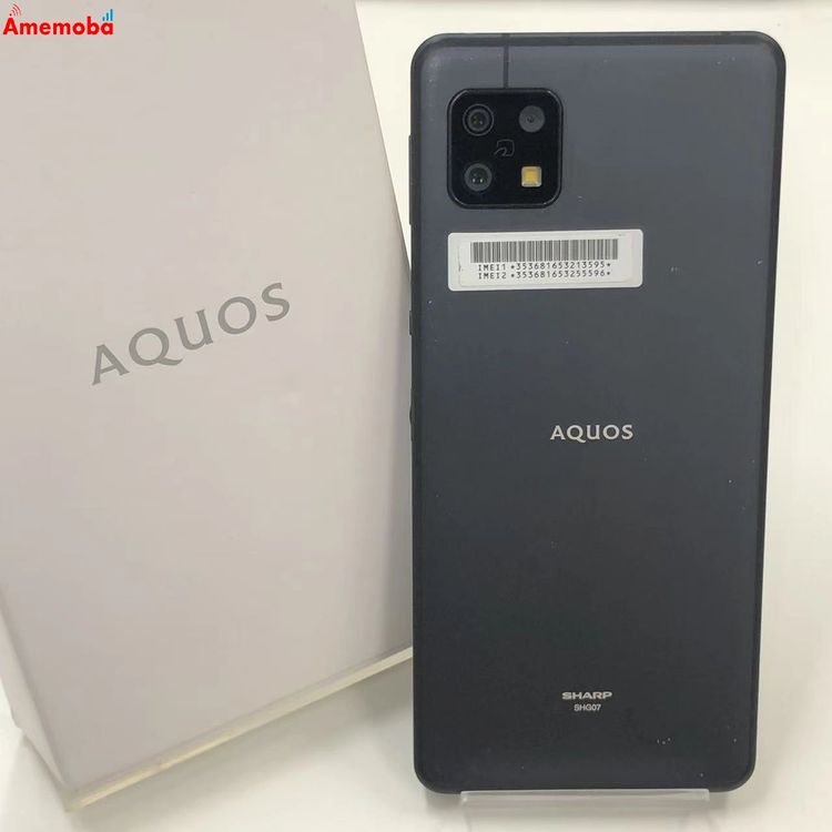 AQUOS sense6s 4GB/64GB �֥�å� SHG07 AU��SIM�ե꡼ ��������