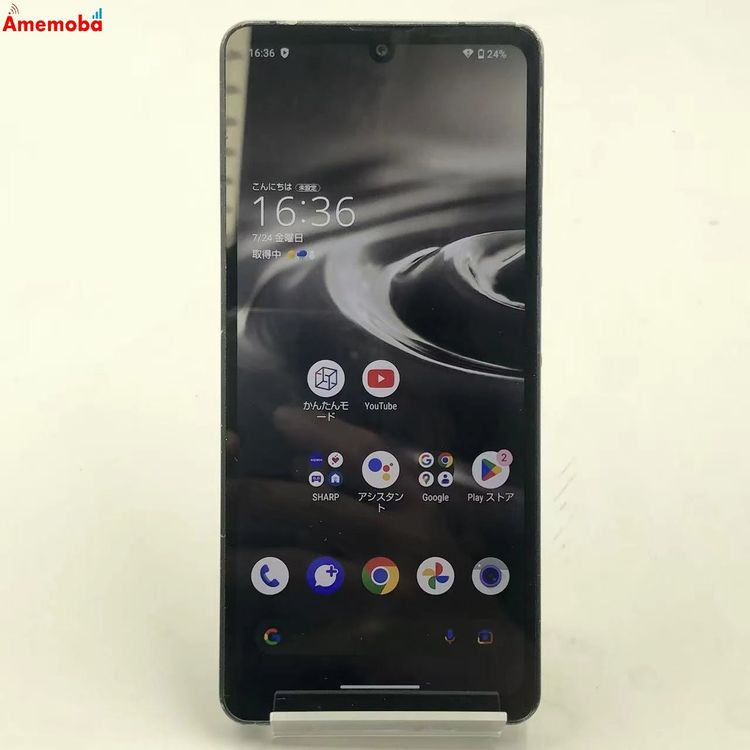 ��®ȯ��AQUOS sense6s 4GB/64GB �֥�å� SHG07 AU��SIM�ե꡼