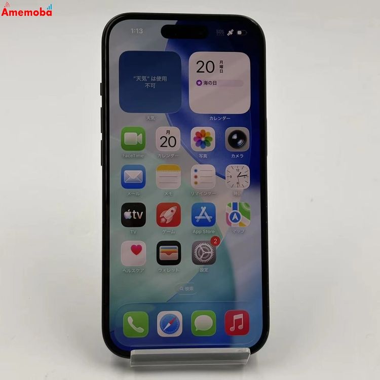 ��®ȯ��iPhone15 128GB �֥�å� MTMH3J/A AU��SIM�ե꡼