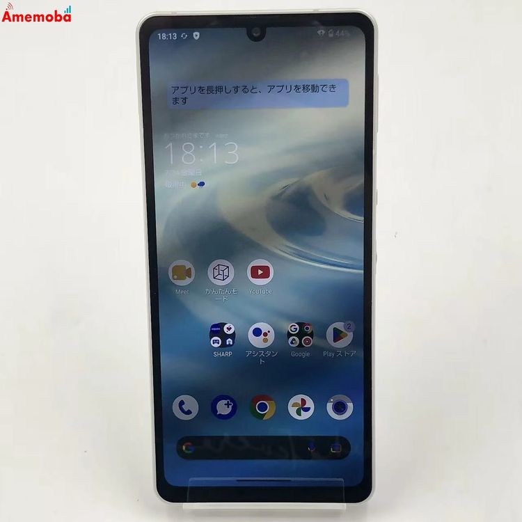 ��®ȯ��AQUOS sense6s 4GB/64GB �֥�å� SHG07 AU��SIM�ե꡼