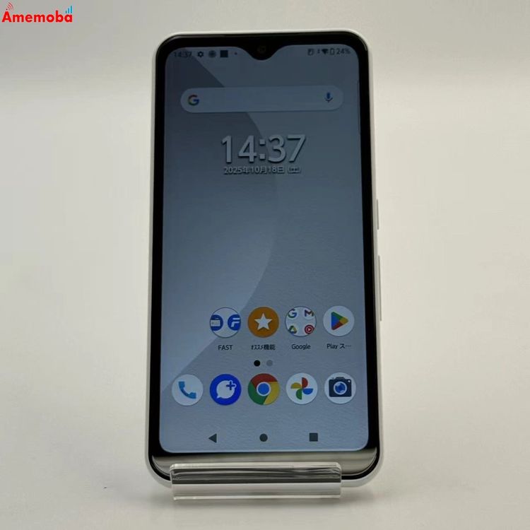 爆速発送arrows We 64GB ホワイト FCG01 AU版SIMフリー 新品同様