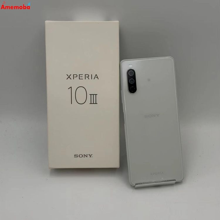 ��®ȯ��Xperia 10 III 128GB �ۥ磻�� A102SO Y!mobile ����