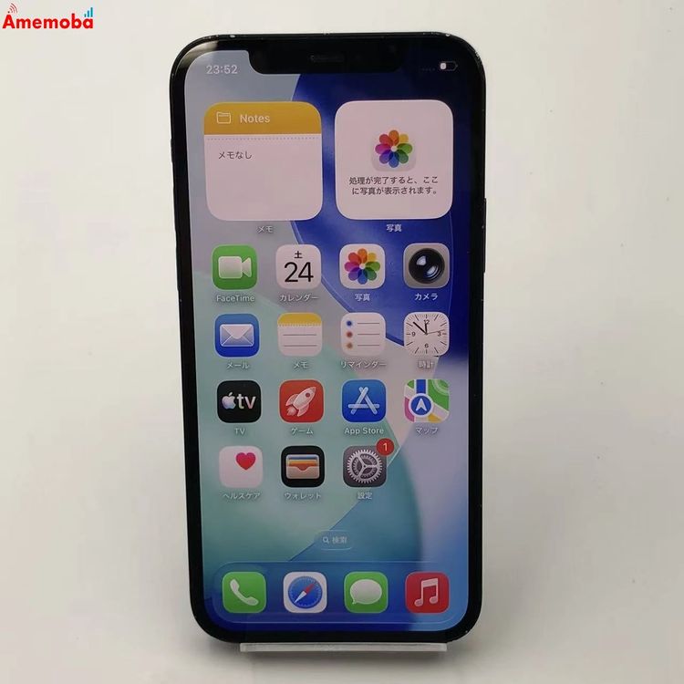 ��®ȯ��iPhone12 128GB �֥�å� MGHU3J/A docomo��SIM�ե꡼
