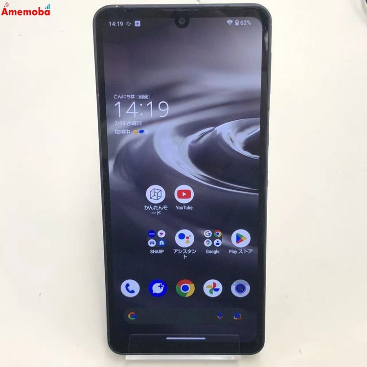 AQUOS sense6s 4GB/64GB �֥�å� SHG07 AU��SIM�ե꡼ �������