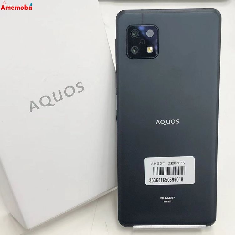 ��®ȯ��AQUOS sense6s 4GB/64GB �֥�å� SHG07 AU��SIM�ե꡼ ����