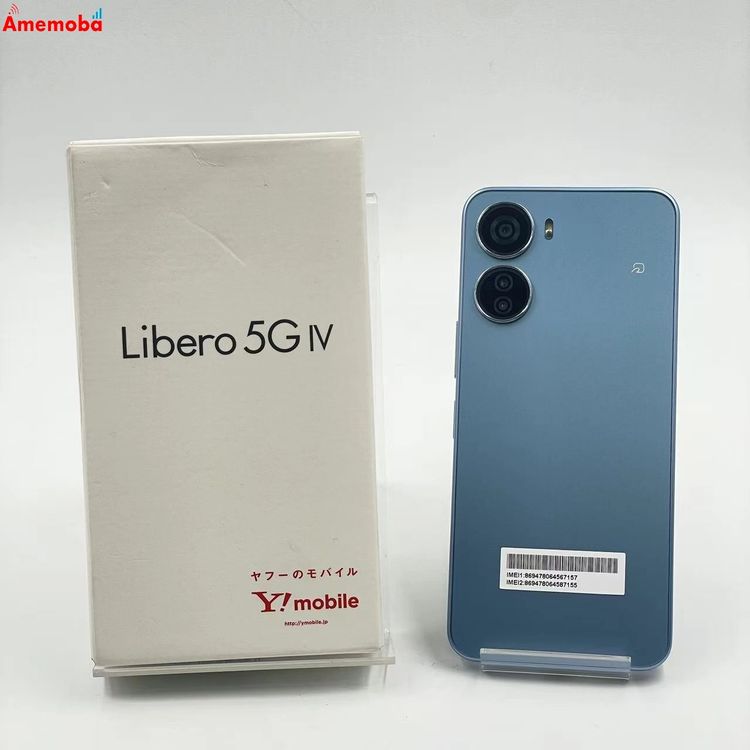 Libero 5G IV 128GB �֥롼 A302ZT Y!mobile��SIM�ե꡼ ̤������