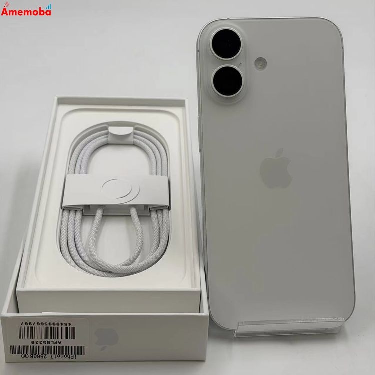 iPhone 17 256GB �ۥ磻�� MG684J/A  Apple��SIM�ե꡼  ����̤����