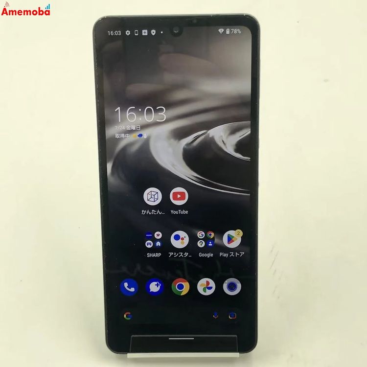 ��®ȯ��AQUOS sense6s 4GB/64GB �֥�å� SHG07 AU��SIM�ե꡼