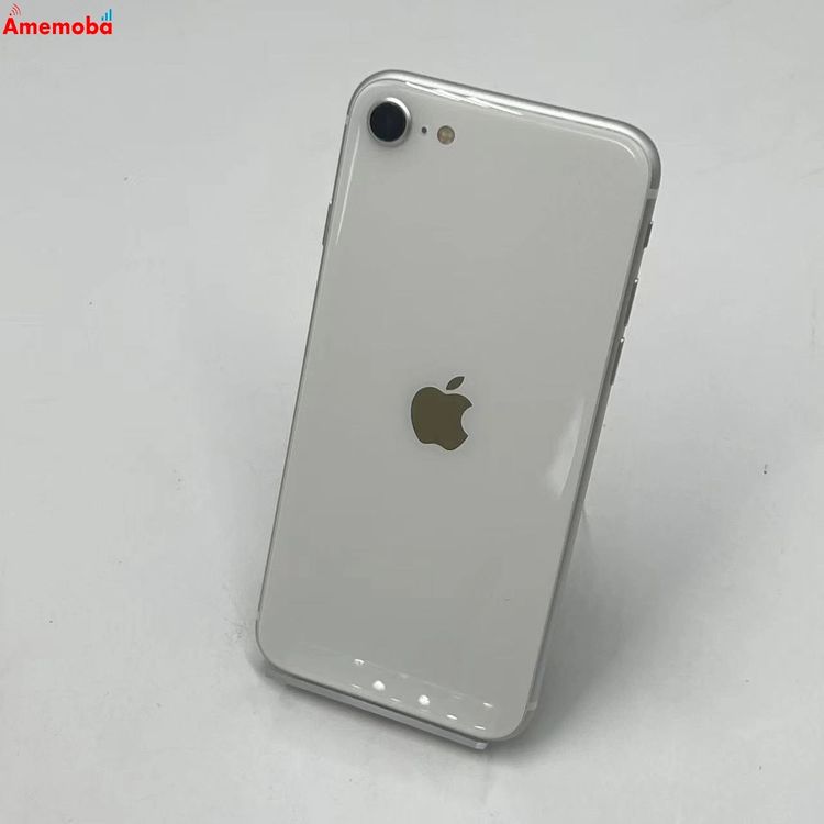 ��®ȯ��iPhoneSE ��2���� 128GB �ۥ磻�� MHGU3J/A AU��SIM�ե꡼