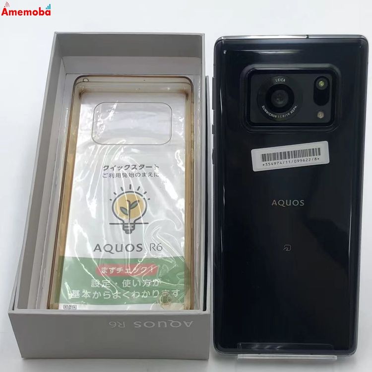 AQUOS R6 128GB �֥�å� A101SH SoftBank��SIM�ե꡼ �������