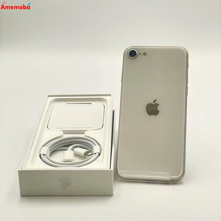 ®ȯiPhoneSE 3 64GB 饤 MMYD3J/A AUSIMե꡼