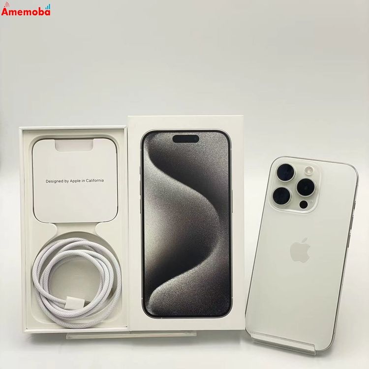 iPhone15 Pro 128GB �ۥ磻�ȥ����˥��� MTU83J/A docomo��SIM�ե�