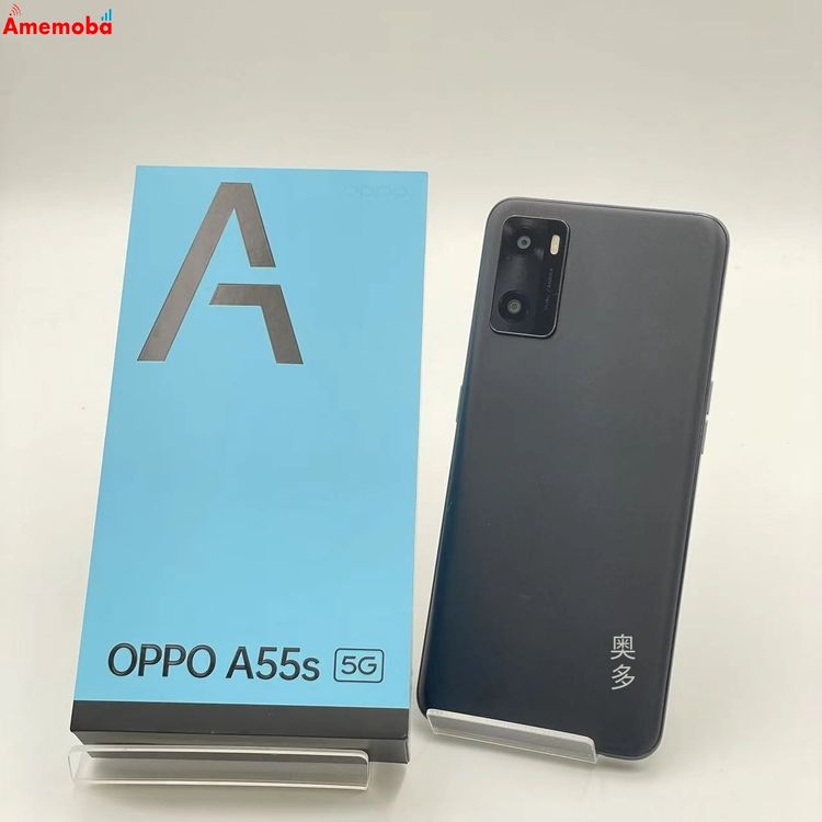OPPO A55s 5G 64GB �֥�å� A102OP SoftBank��SIM�ե꡼ ��������