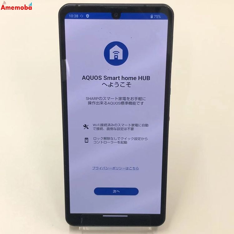 AQUOS sense6s 4GB/64GB �֥�å� SHG07 AU��SIM�ե꡼ �������