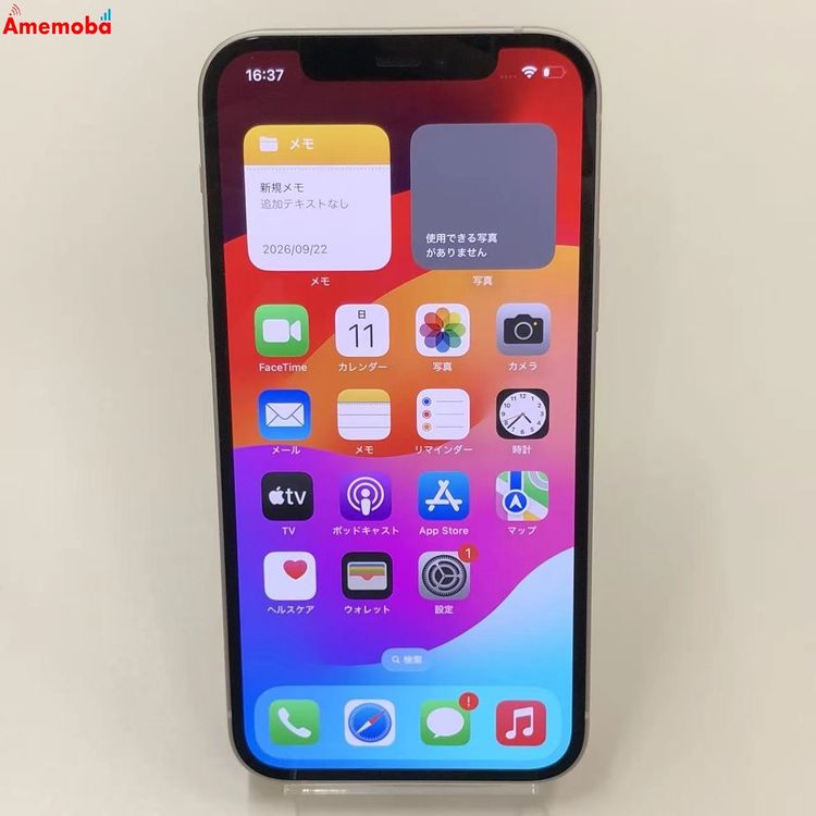 ��®ȯ��iPhone12 64GB �ۥ磻�� 3H516J/A SoftBank��SIM�ե꡼ ����