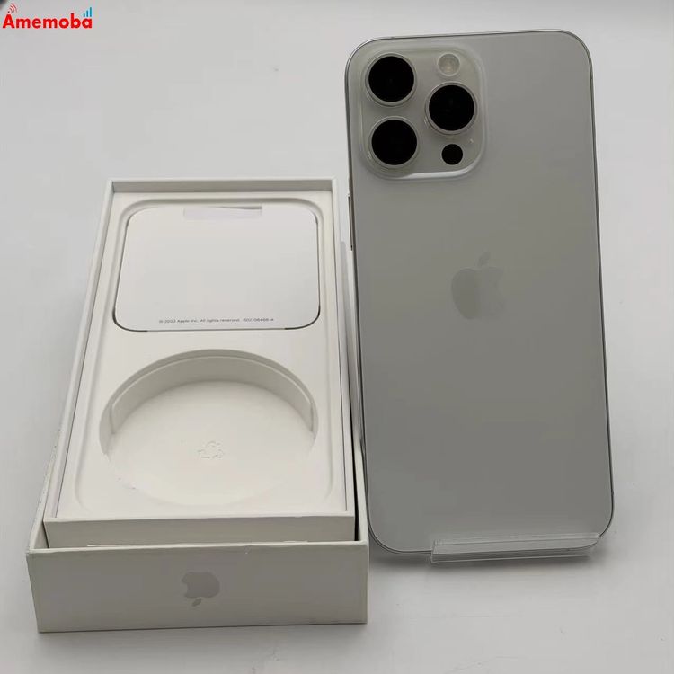 iPhone15 Pro Max 256GB �ۥ磻�ȥ����˥��� MU6Q3J/A AU��SIM�ե�