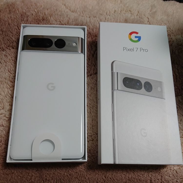 Google Pixel 7 pro 128 GB���ʹ�����SIM�ե꡼)����snow