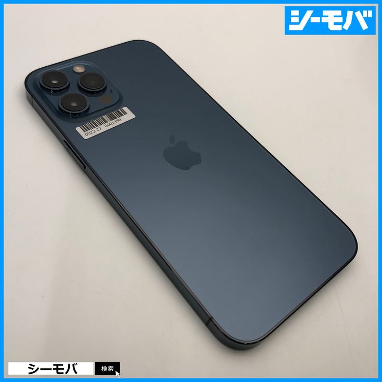 3592  iPhone12 Pro Max 128GB A2410 ֥롼 Хåƥ꡼100