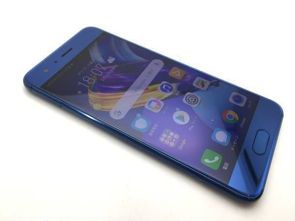ムスビー｜SIMフリー HUAWEI honor 9 STF-L09 ブルー美品◇588【honor9  