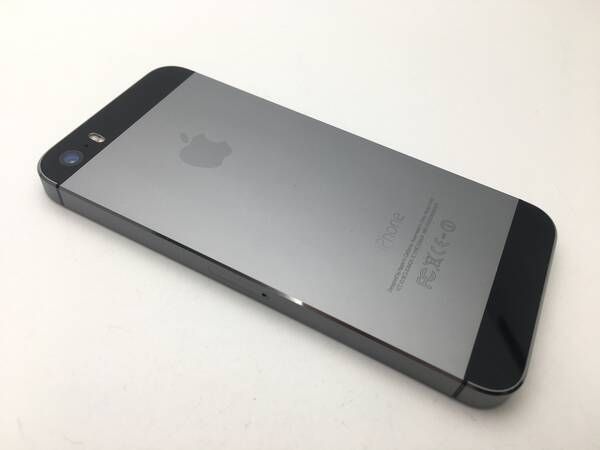 ムスビー｜Apple au iPhone5s A1453 スペースグレイ 16GB◇美品◇1363 