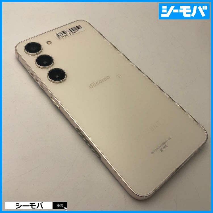 3953���ޥ� Galaxy S23 SC-51D SIM�ե꡼�����ʥۥ磻��