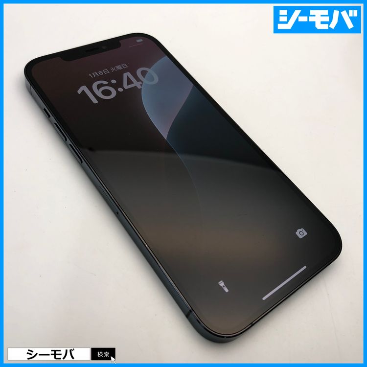 3592  iPhone12 Pro Max 128GB A2410 ֥롼 Хåƥ꡼100