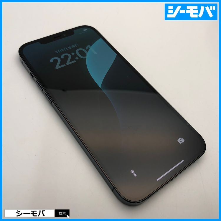 3587  iPhone12 Pro Max 128GB A2410 ֥롼 Хåƥ꡼100