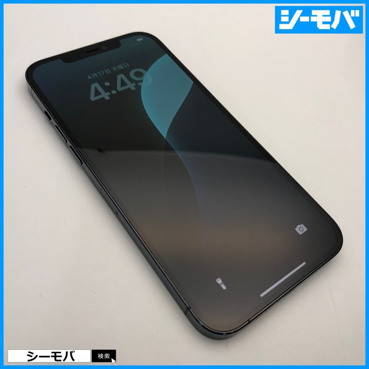 3589  iPhone12 Pro Max 128GB A2410 ֥롼 Хåƥ꡼100