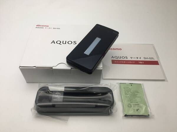 ムスビー｜SIMフリーdocomo AQUOS ケータイ SH-02L ブラック◇新品未  