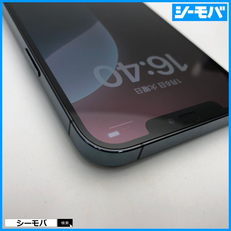 3592  iPhone12 Pro Max 128GB A2410 ֥롼 Хåƥ꡼100