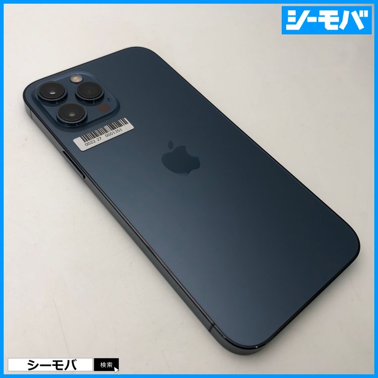 3922 ��� iPhone12 Pro Max 128GB A2410 �֥롼 �Хåƥ꡼100��