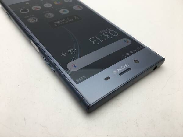 ムスビー｜SIMフリー au XPERIA XZ1 SOV36 ブルー◇美品◇1410【Xperia 
