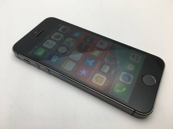 ムスビー｜Apple au iPhone5s A1453 スペースグレイ 16GB◇美品◇1041 