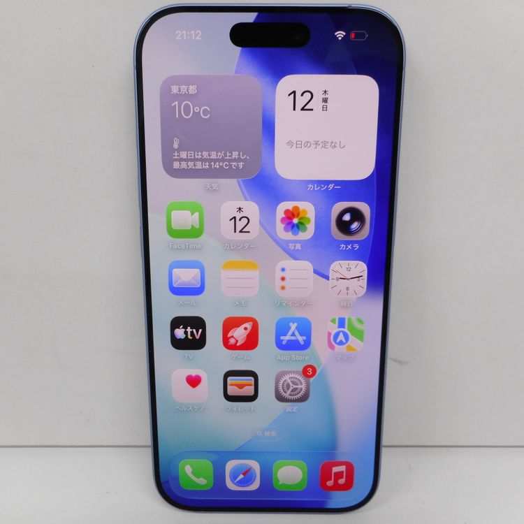 �ڼ��ߤʤߡۢ�ID147��au��iPhone 17 256GB �ߥ��ȥ֥롼