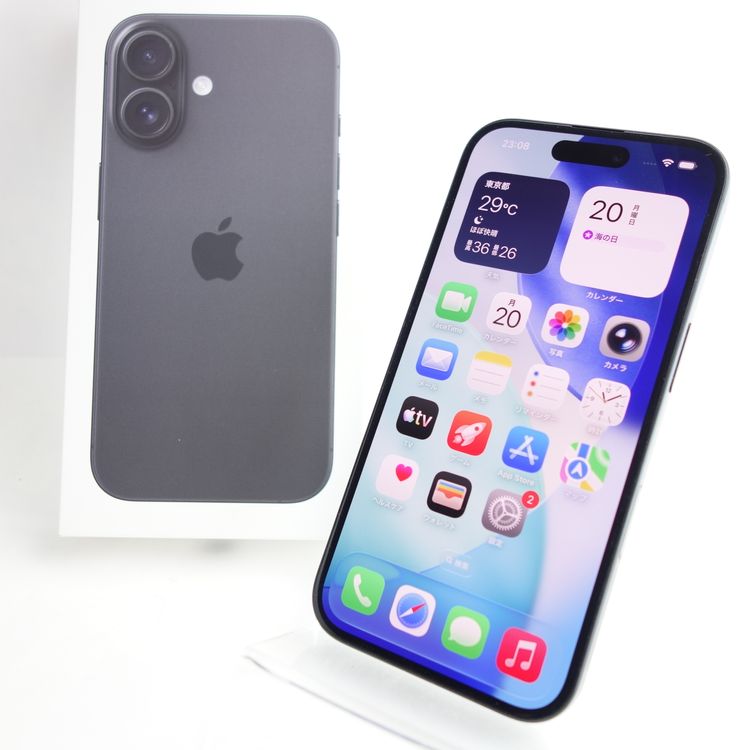 ��SIM�ե꡼��iPhone16 128GB �֥�å� ����91�� Apple���ȥ���