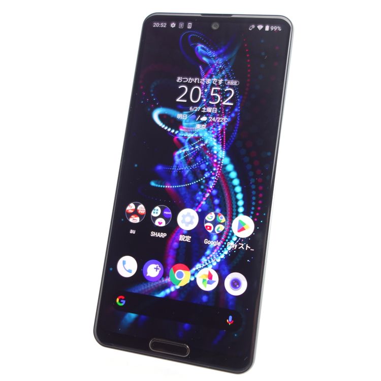 ��SIM�ե꡼��AQUOS R5G SHG01 ��������ۥ磻�� ���������ݾ� au��