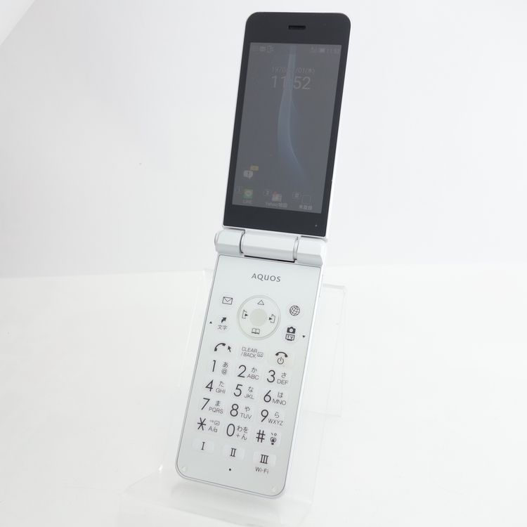 ��SIM�ե꡼��AQUOS ��������2 601SH �ۥ磻�� �������¡� Softbank��