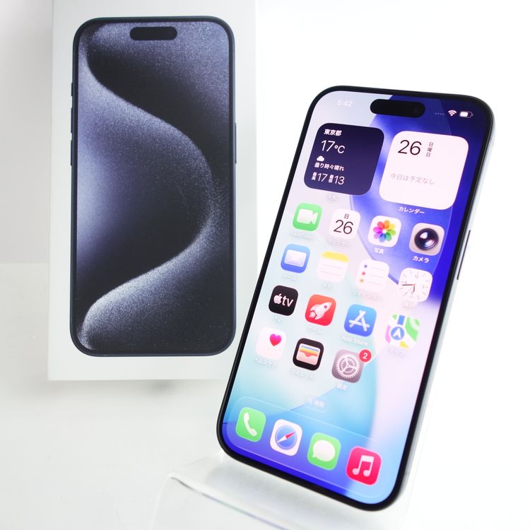 SIMե꡼iPhone15 Pro 128GB ֥롼˥ 89 Apple
