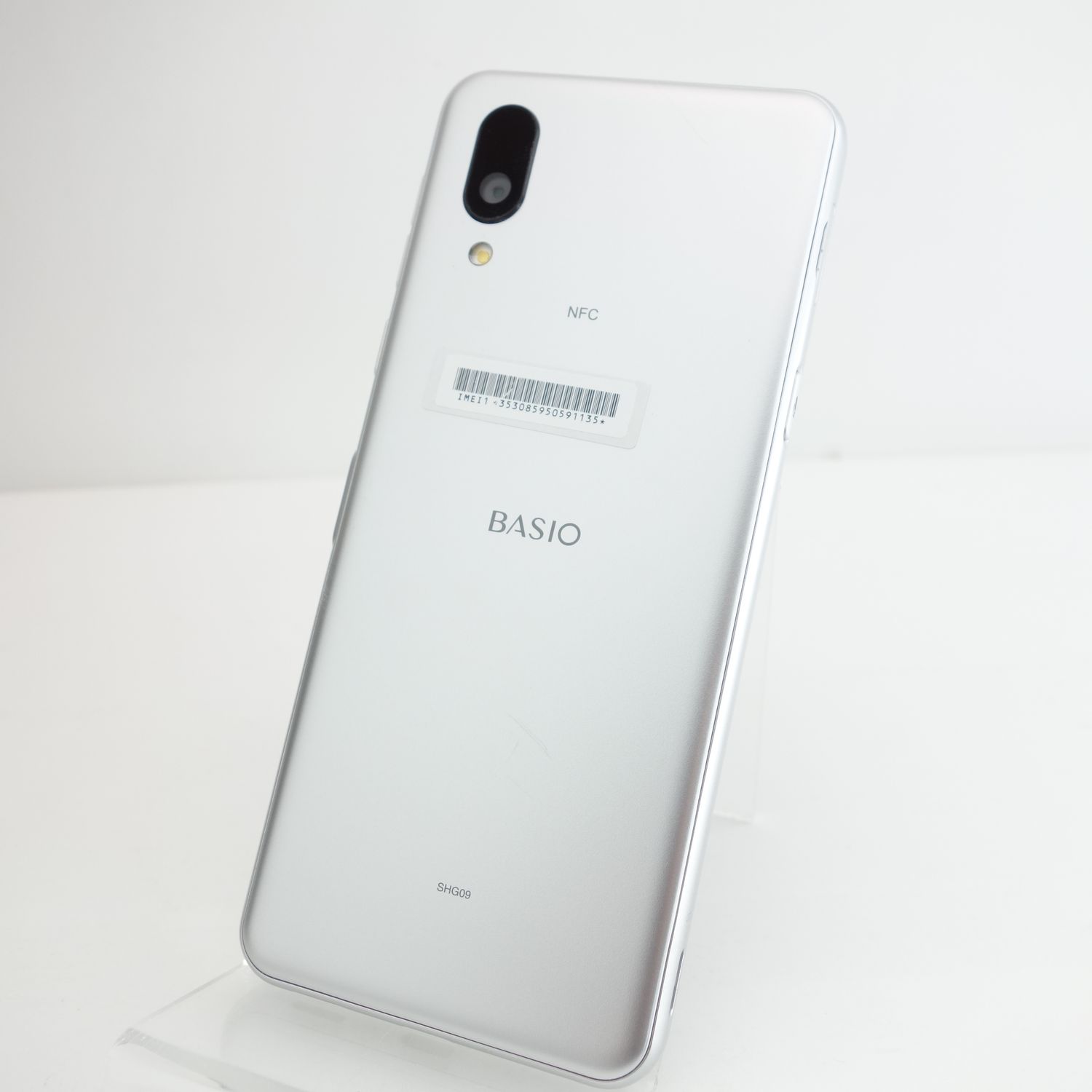 ムスビー｜【SIMフリー】BASIO active SHG09 シルバー 利用制限〇 au版 