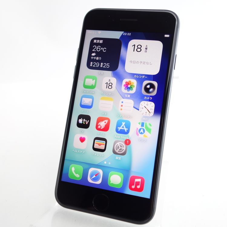 ��SIM�ե꡼��iPhoneSE2 128GB �֥�å� ����100�� �������¡�