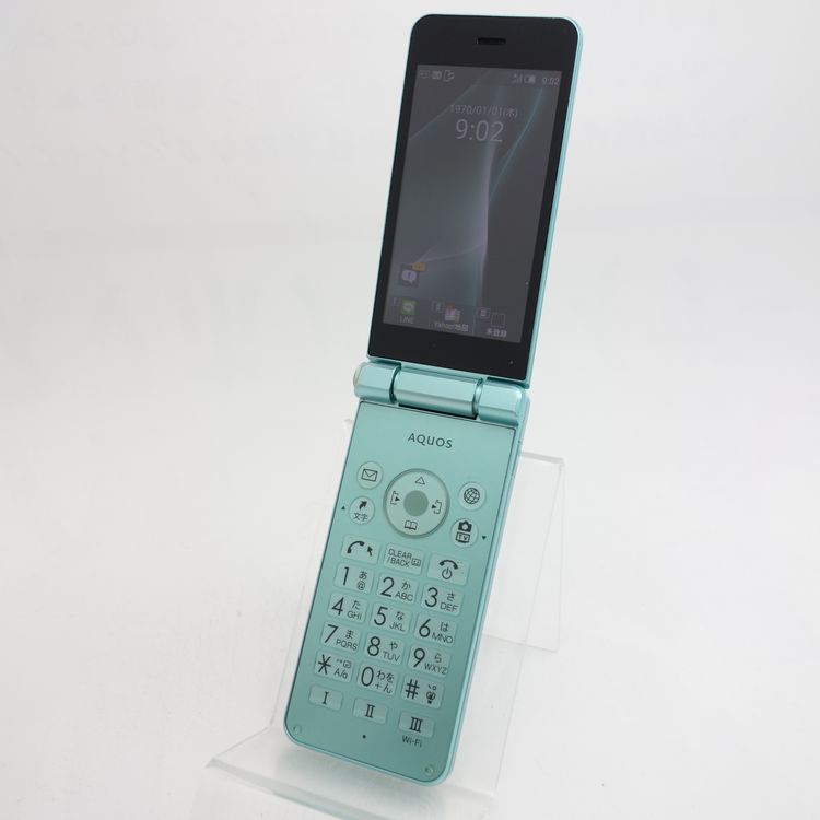 ムスビー｜【SIMフリー】AQUOS ケータイ2 601SH グリーン SoftBank版 
