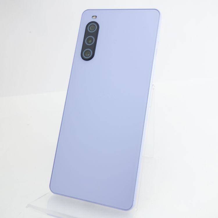 【SIMフリー】Xperia 10 V SOG11 ラベンダー 利用制限保証 au版