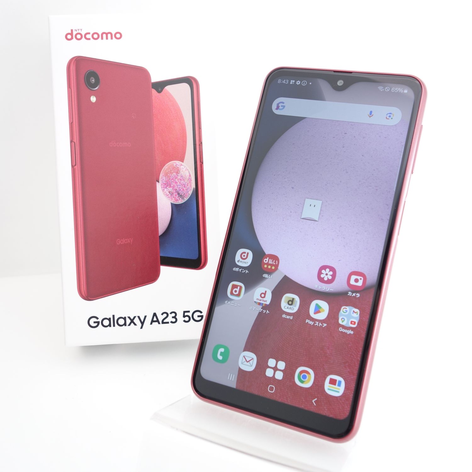 ムスビー｜【SIMフリー】Galaxy A23 5G SC-56C レッド 利用制限 